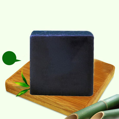 

100g Bamboo Charcoal Handmade Soap Oil-control Anti-mites Anti-acne Soap Go Blackhead Skin Care Face Soap Body Soap