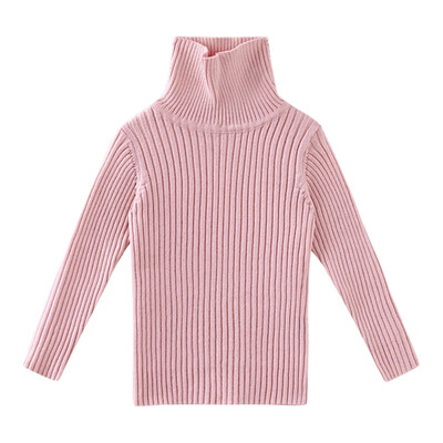 

Fashion Kids Sweaters For Winter Baby Clothes Autumn Boys Girls Turtleneck Sweaters Knitted Bottoming Boys Sweater