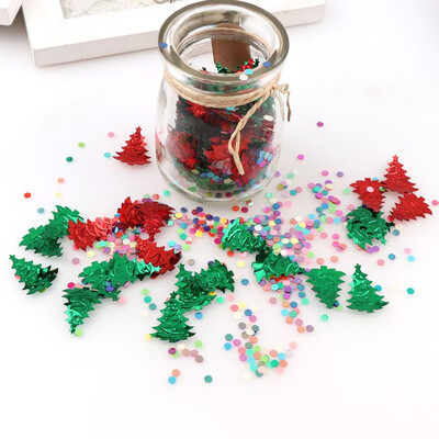 

15g Christmas Confetti Metallic Foil Confetti Sequins Table Confetti Christmas New Year Wedding Party Decorations