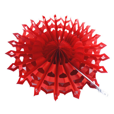 

Snowflake Tissue Paper Hole Fans Party Wedding Birthday Hanging Home Decoration Shower Crafts Supplies
