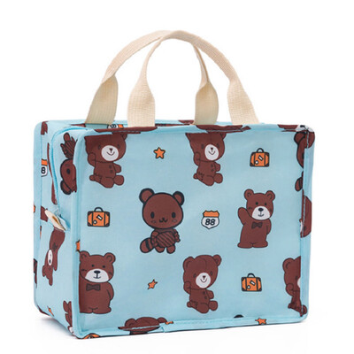 

Lunch Pack Waterproof Canvas Thickened Lunch Box Bag Portable Convenience Lunch Box Bag
