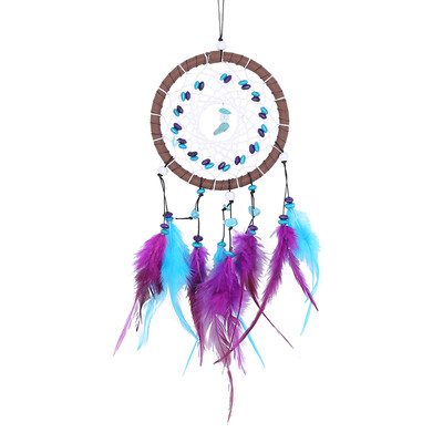 

Antique Imitation Enchanted Forest Dreamcatcher Gift Handmade Dream Catcher Net With Feathers Wall Hanging Decoration Ornament