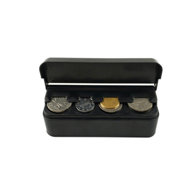 

Car Coin Holder Case Storage Box Container Dispenser Organizer for Euro Coins Case Loose Change Money Storage