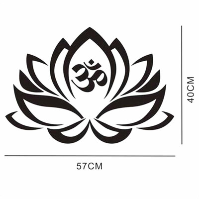 

Buddhist Muslims Personalized Creative Carved Patterns Environmental Protection Removable Wall Stickers