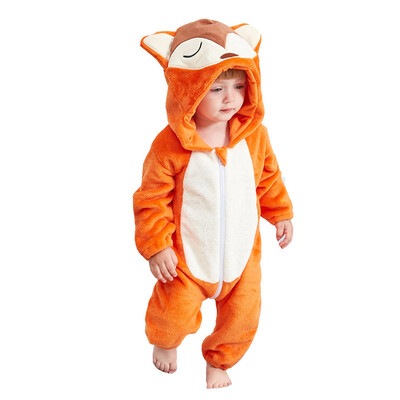 

Newborn Baby Winter Hoodie Clothes Infant Baby Girls Cartoon Climbing New Spring Outwear Rompers Boy Jumpsuit