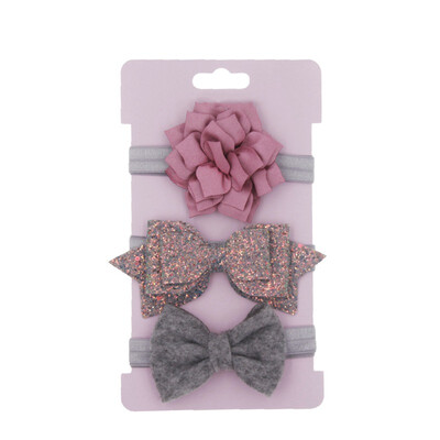 

Baby Girls Headband Multi Colors Bow Knot Head Bandage Kids Toddlers Headwear Hair Band Infant Clothing Accessories 3pcs set