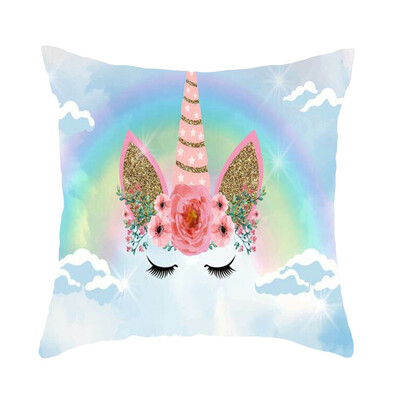 

Rainbow Cushion Cover Pillow Case for Home Decor Sofa Car Bed Perfect Gift for Girls&Boys