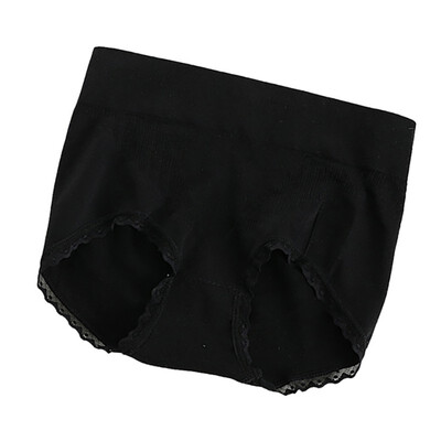 

Solid Color Soft Underwear Women Sexy Panties Comfortable Briefs Mid-Rise Underpants Ladies Lingerie