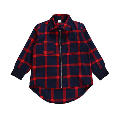 

Newborn Baby Girl Boy Coat Clothes Long Sleeve Cotton T-Shirt Plaid Tops Jackets Autumn Warm Blouse Clothes Toddler Baby Outfits
