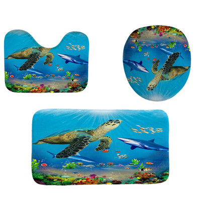 

〖Follure〗3pcs Non-Slip Bath Mat Bathroom Kitchen Carpet Doormats Decor