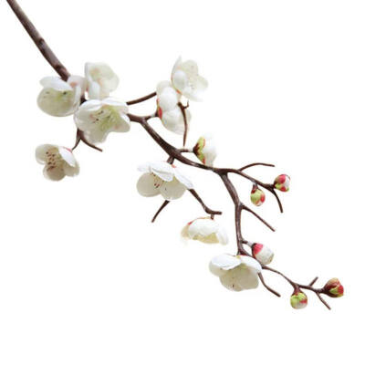 

1PCS Chinese style dried branch small plum blossom cherry wedding flower artificial flower Home Wedding Party Decoration