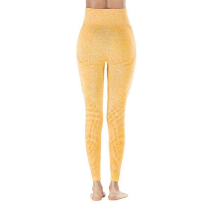 

Women Sports Pants High Waist Dot Pattern Leggings Yoga Pants Enhance The Hip Trousers