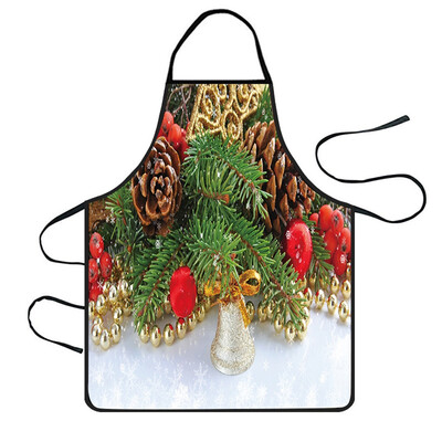 

Tailored Christmas Decoration Waterproof Apron Kitchen Aprons Dinner Party Apron