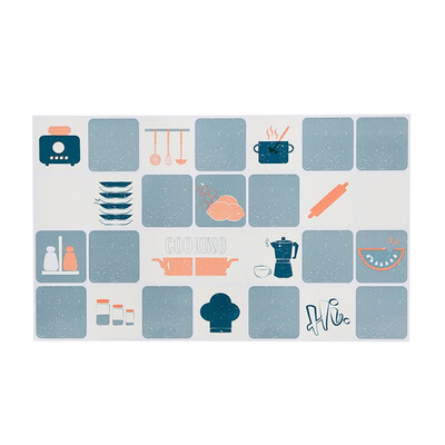 

Extra Thick Plaid Style Tile Wallpaper Kitchen Oil-proof Waterproof Oil Stickers Colorful Self-adhesive Oil Sticker