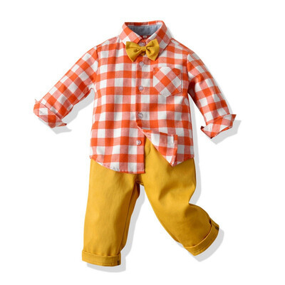 

2019 Kids Boys Spring Autumn Casual Clothes Baby Boy Long Sleeve Striped T-Shirt And Trousers Kids Two-piece Outfit Sets