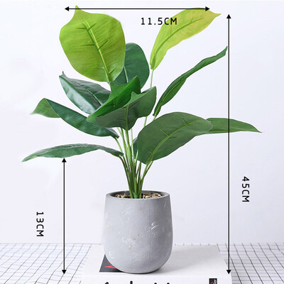 

Simulation Green Radish Plant Bonsai Fake Small Tree Pot Plants Artificial Flower Turtle Leaf Desktop Home Fake Flower Decor