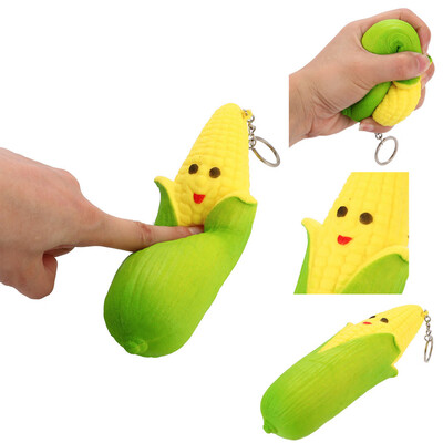

YIWULASmiley Cute Corn Scented Charm Slow Rising Squeeze Stress Reliever Toy