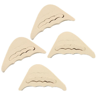 

2 Pairs Foot Care Insole Toe Cap Sponge Plug Women Adjust Size Insoles Shoes High Heels Accessories Anti-Pain Cushion Insoles