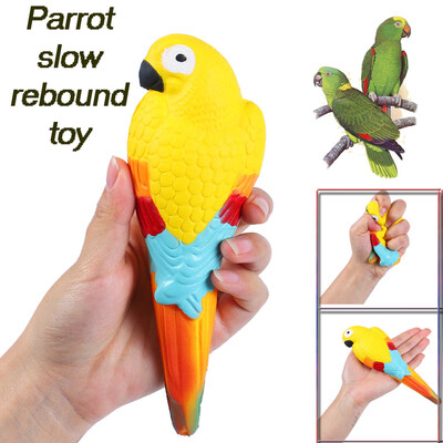 

YIWULA 1PCS Squeeze Exquisite Cute Parrot Scented Slow Rising Decompression Toys