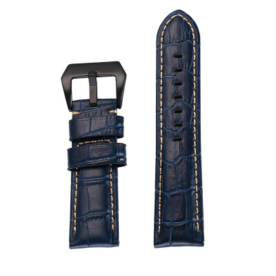 

〖Follure〗Calf Leather Padded Replacement Watch Band Buckle Wrist Band Strap 20 MM