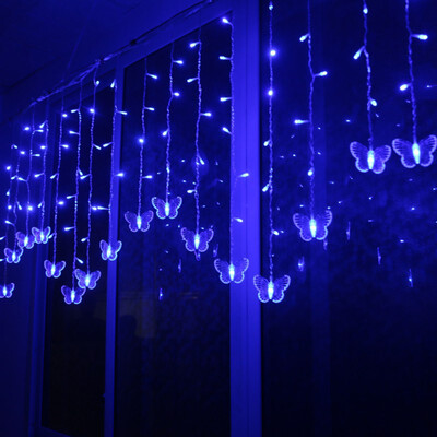 

〖Follure〗Led Butterfly String Light Waterproof Curtain Christmas Holiday Decoration Bulbs
