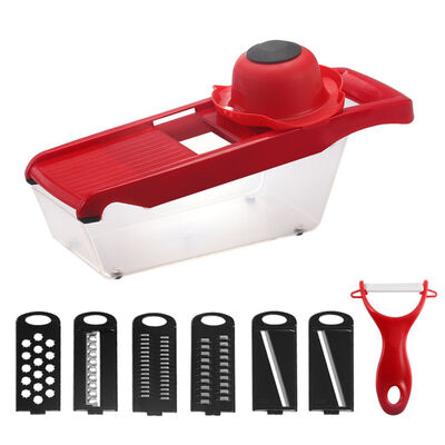 

10pcsset Multifunctional Mandoline Slicer Set Carrot Onion Slicer Potato Chopper Julienne Cutter Household Garlic Shredder