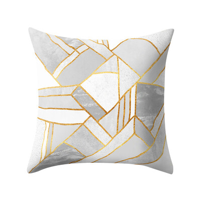 

〖Follure〗Rose Black Gold Cushion Cover Square Pillowcase Home Decoratio