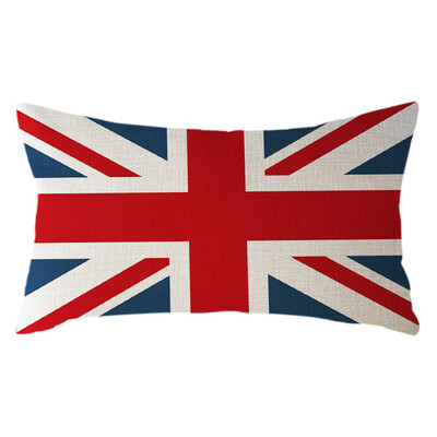 

〖Follure〗Minimalist National Flag Pillow Case Linen 30x50cm Cushion Cover Home Decor