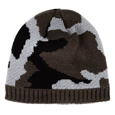 

New Winter Men Women Knit Bonnet Elasticity Skullies Beanie Cap Thick Plush Lining Warm Windproof Skiing Knitted Beanie Hat