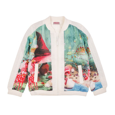 

Childrens Warm Woven Print Jacket Girls Outerwear 2018 New Winter Children Casual Coats Kids Tops Girls Clothing 2-13Y