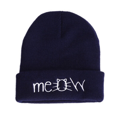 

Children Knit Hat New Autumn Winter Boys Girls Hiphop Hat Kids Warm Soft Caps 2-8Y