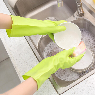 

Toponeto Waterproof Rubber Latex Gloves for Dish Washing Laundry Housework