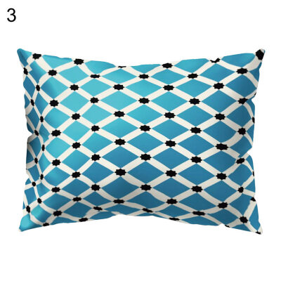 

Flower Irregular Pattern Throw Pillow Case Cushion Cover for Home Office Cafe