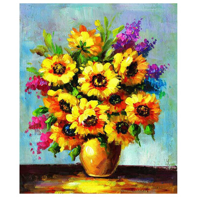 

Gobestart 5D DIY Diamond Painting Embroidery Round Diamond Home Decor Gift