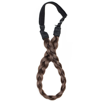 

Fashion Womens Braided Plaited Elastic Cord Headband Hair Band Accessory Durable&Useful