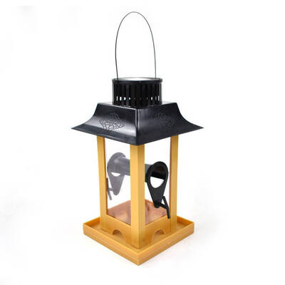 

Eco-friendly Solar Energy LED Light Hanging Plastic PVC Large Seeds Capacity Bird Feeders