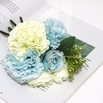 

2019 Artificial Flowers 1PC Hydrangea Bouquet for Home Decoration Flower Arrangements Wedding Party Decor