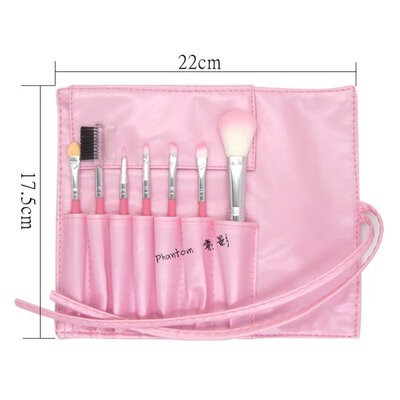 

Professional 7 PCS Makeup Brushes Set Tools Make-up Toiletry Kit Wool Brand Make Up Brush Set Case Cosmetic Foundation
