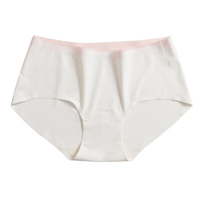 

Seamless Ice Silk Bacteriostatics Patchwork Airy Panties Underwear For Women Sexy Mid Waist Lingerie 2019 Summer Sale Underpants