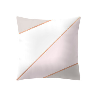 

〖Follure〗Rose Gold Pink Cushion Cover Square Pillowcase Home Decoratio