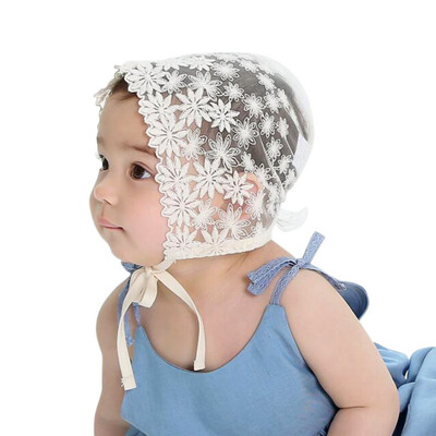 

Sweet Lovely Cute Princess Cap Children Kids Baby Girls Sun Hat Cartoon Stars Beanie Lace Floral Caps Vintage Palace Hats