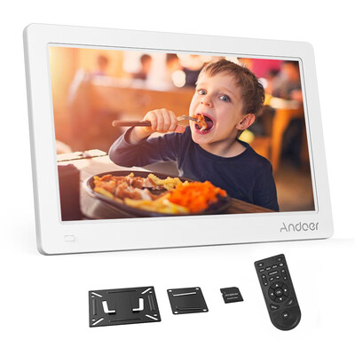 

Andoer 156 Inch Digital Photo Picture Frame FHD 19201080 IPS Screen Support CalendarClockMP3Photos1080P Video Player with 75