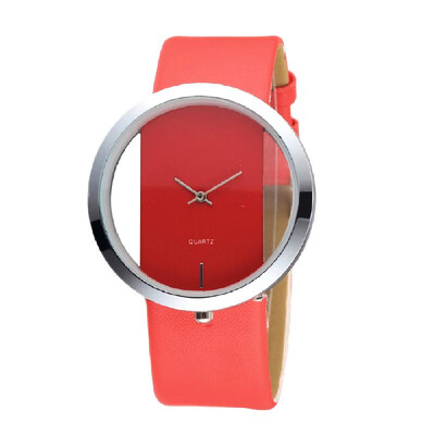 

Women Stylish Quartz Watch Lady Fashion Simple Wristwatches Unique Casual Leather Band Watches