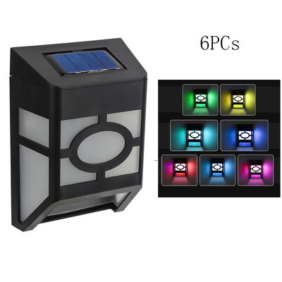 

〖Follure〗Solar Deck Lights 2LED Outdoor Garden Decorative Wall Mount Fence Post Lighting