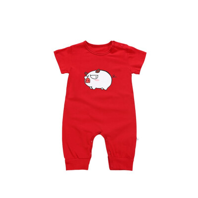 

Cartoon Baby Rompers Newborn Cotton Baby Girls Jumpsuits 2019 Summer Short Sleeve baby Boy Rompers Child Suits