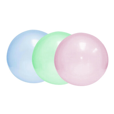 

Colored Round Balloons Funning Toy For Decorations Transparent Bounce Balloon Childrens Outdoor Activities Party Random Color