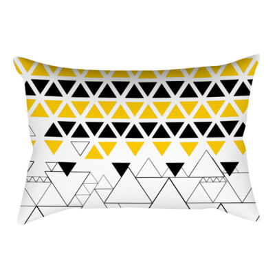 

〖Follure〗Pineapple Leaf Yellow Pillow Case Sofa Car Waist Throw Cushion Cover Home Decor