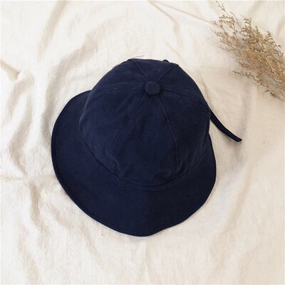 

Korean version of bow-tie fishermans hat sunshade leisure Baitao Japanese duck tongue students fold sunscreen hat Female Summer