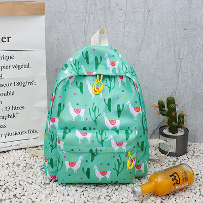

Tailored Fashion Women Printing Cartoon Backpack Large Capacity Bags Package Shoulder Bag