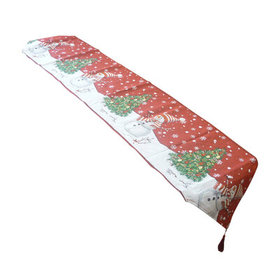 

Siaonvr 2019 Christmas gifts Nordic Christmas Herringbone Printed Rectangle Tablecloth